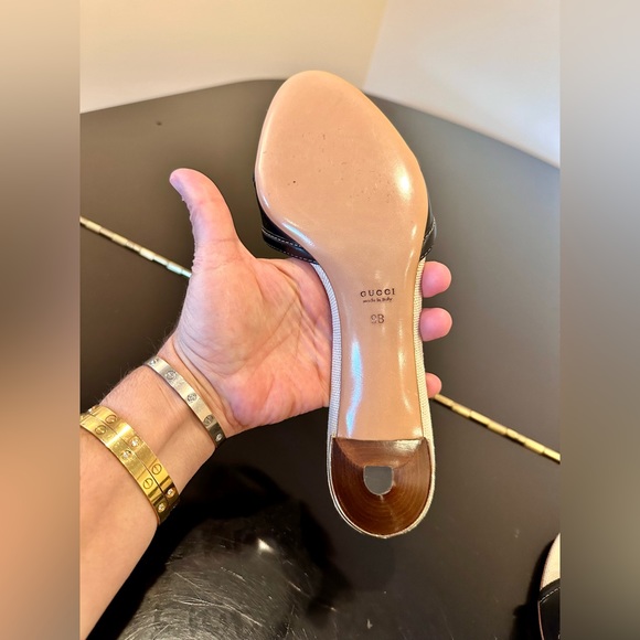 Authentic Vintage Rare Luxury Minimalist Hysteria Crest Gucci Sandals - Picture 13 of 17